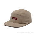 5 paneel corduroy camper hoed